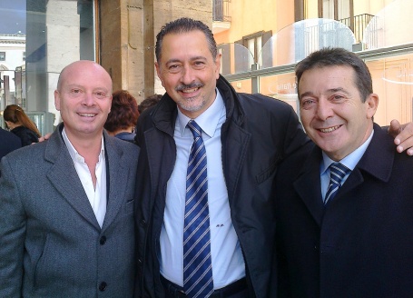 da sx Giacomo Olivieri, Marcello Pittella, Paolo Galante