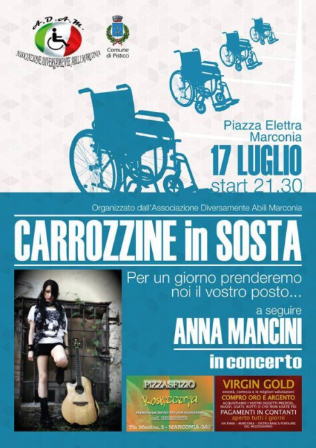 CARROZZINE IN SOSTA MARCONIA