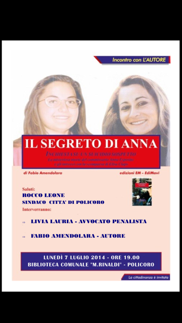 il segreto di anna - amendolara