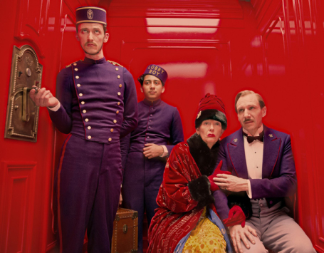 una scena del film Grand budapest hotel