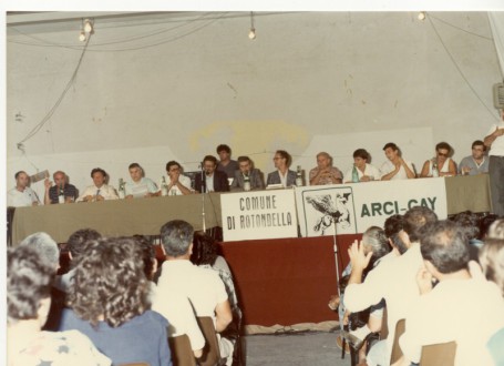 Arcigay-Camp-agosto 1985 assembela a Rotondella