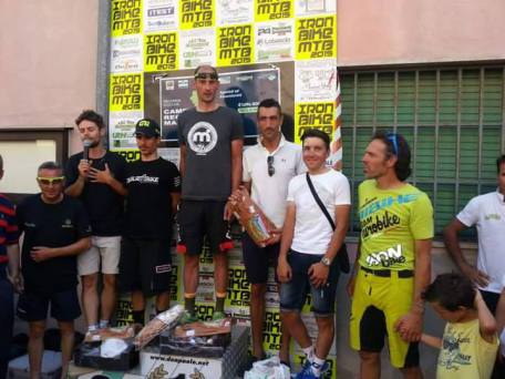 Calanchi Bike 2015 podio marathon con Pozzovivo
