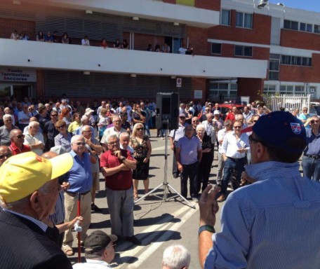 Ospedale tinchi manifestazione