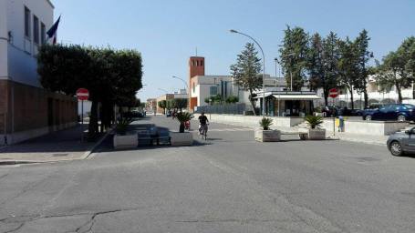 La nuova zona pedonale