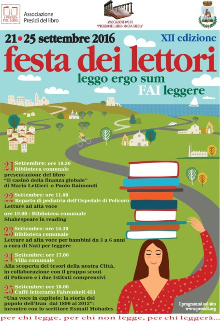 Festa dei lettori 2016- Locandina
