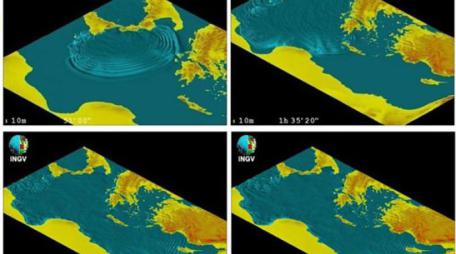 tsunami simulazione