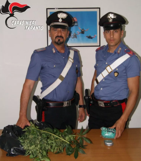 carabinieri droga massafra