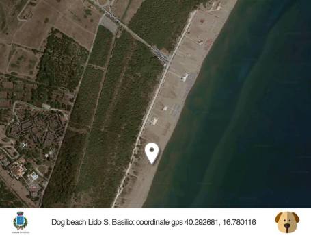 Geolocalizzazione dog beach Lido San Basilio