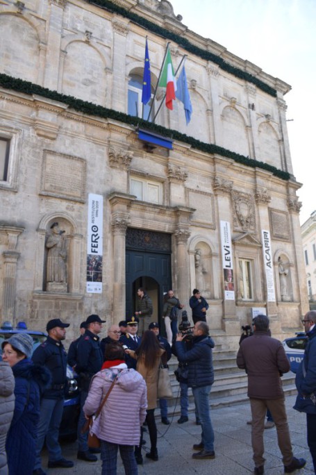 Polizia conferenza stampa matera