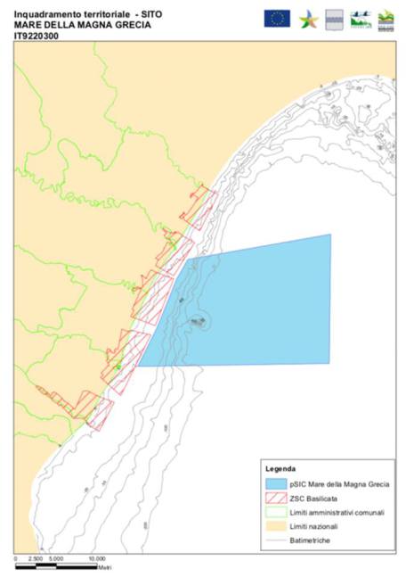 Inquadramento territoriale Area Marina Protetta