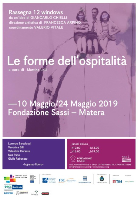 Fondazione Sassi - Locandina mostra a Matera le forme dell'ospitalità