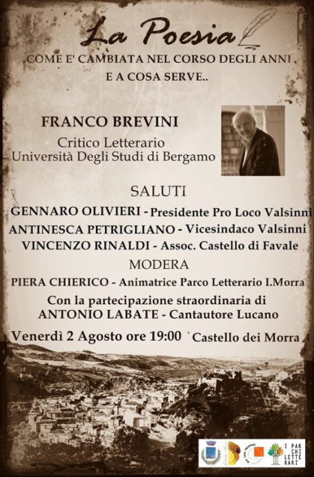 locandina Franco Brevini a Valsinni