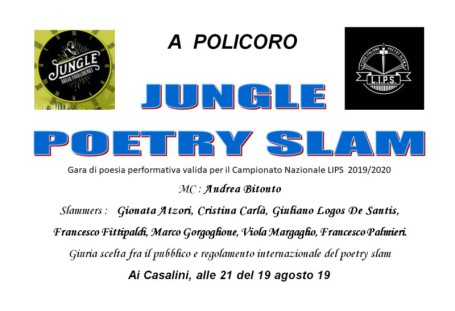 Locandina Jungle Poetry Slam