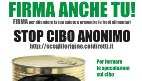 STOP CIBO ANONIMO