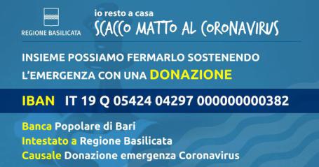 coronavirus campagna fondi regione